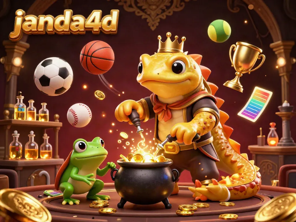Permainan judi di janda4d menampilkan alkemis salamander emas dan pengalaman menyenangkan penyaringan koin emas.