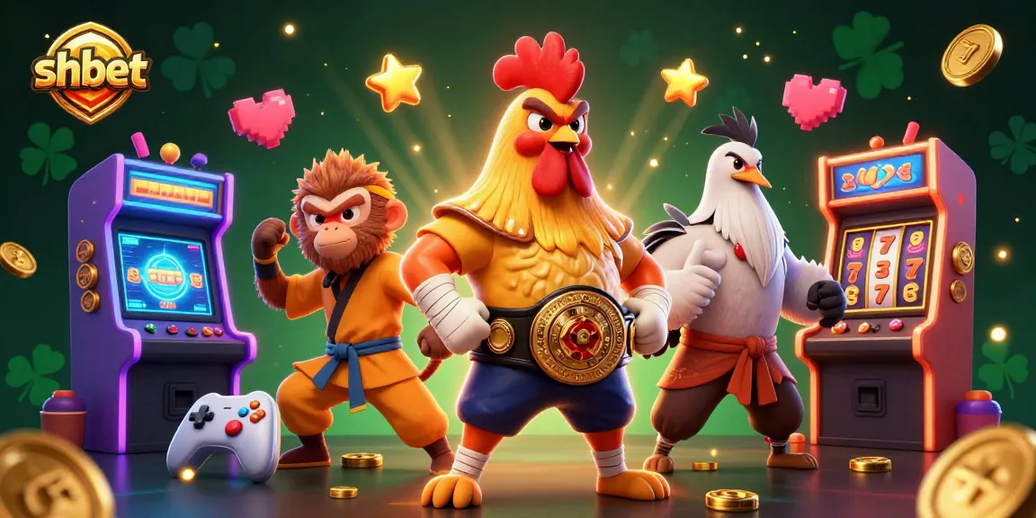 Engage with shbet's vibrant gambling world featuring iconic characters and slot game elements.