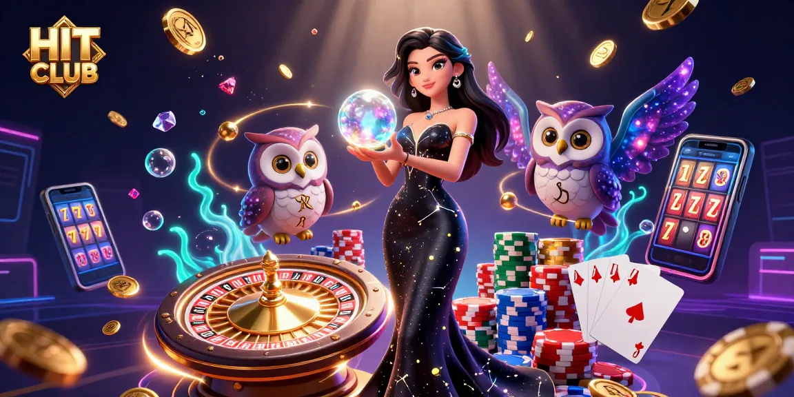 Experience the thrill of HIT CLUB with vibrant games and grand prizes in a magical casino world.