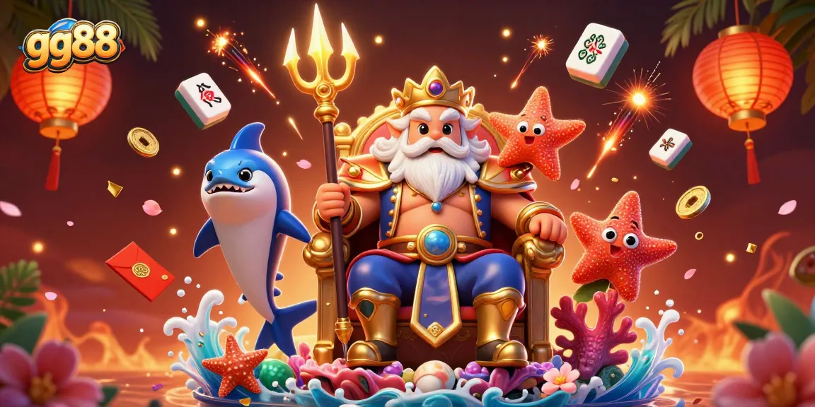 Engage with exciting games at gg88, a vibrant sea-themed online casino adventure.