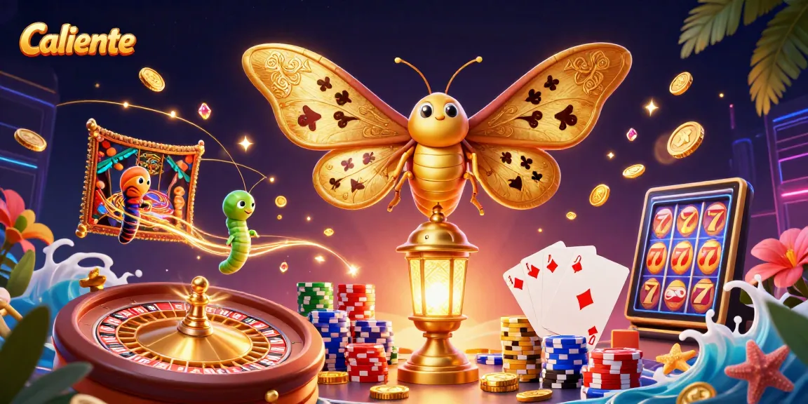 Caliente promises excitement as you engage with the vibrant casino scene featuring epic gaming elements.