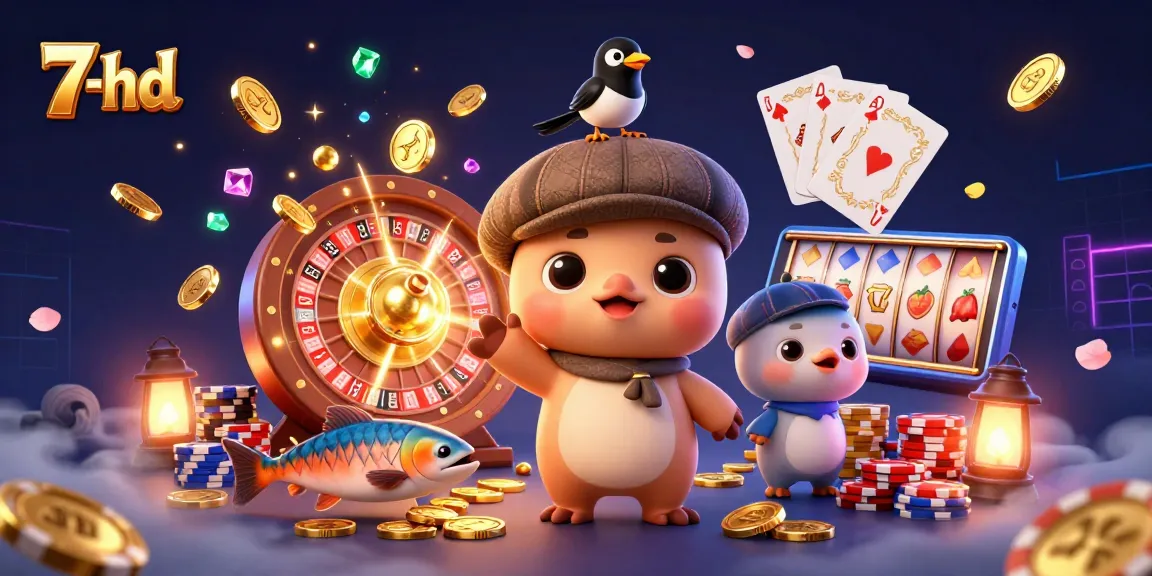 Engage with 7-hd as the fun cartooness monsters and colorful casino elements spin into action amidst sparkling moments!