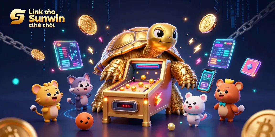 Join the fun at Link vào Sunwin chính thức with vibrant casino illustrations and exciting gaming elements.