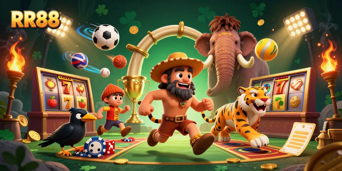 Experience thrilling casino action with RR88 featuring lively characters and dynamic games.