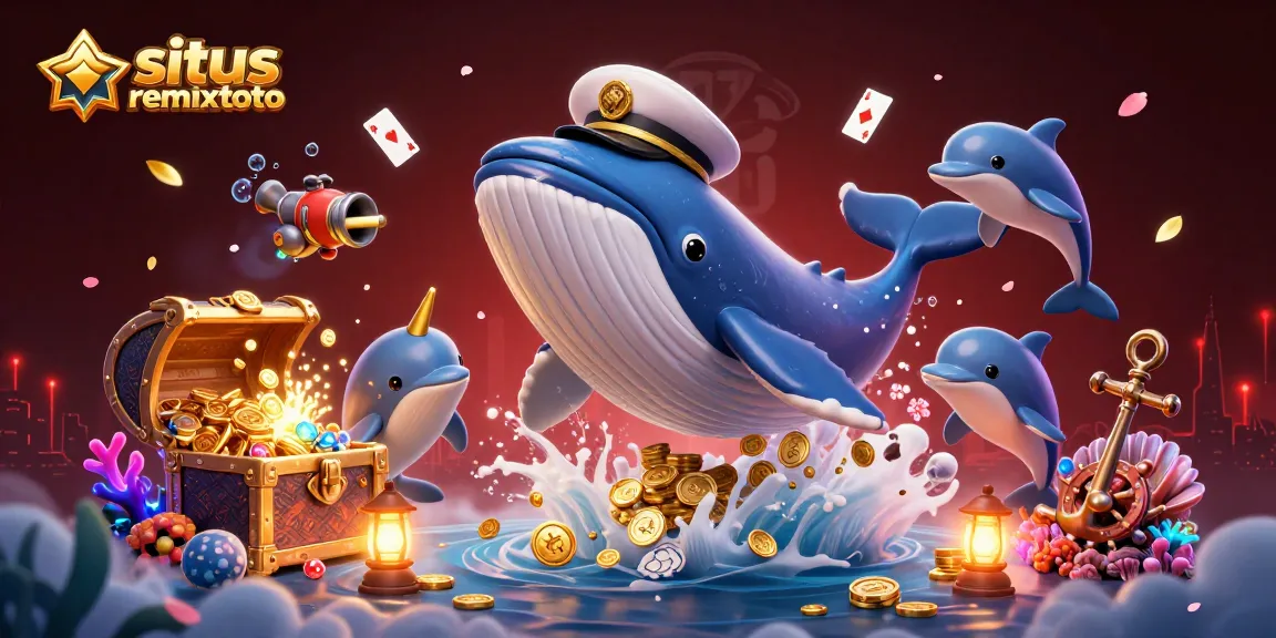 Engage with situs remixtoto and uncover hidden treasures in this vibrant 3D casino scene.