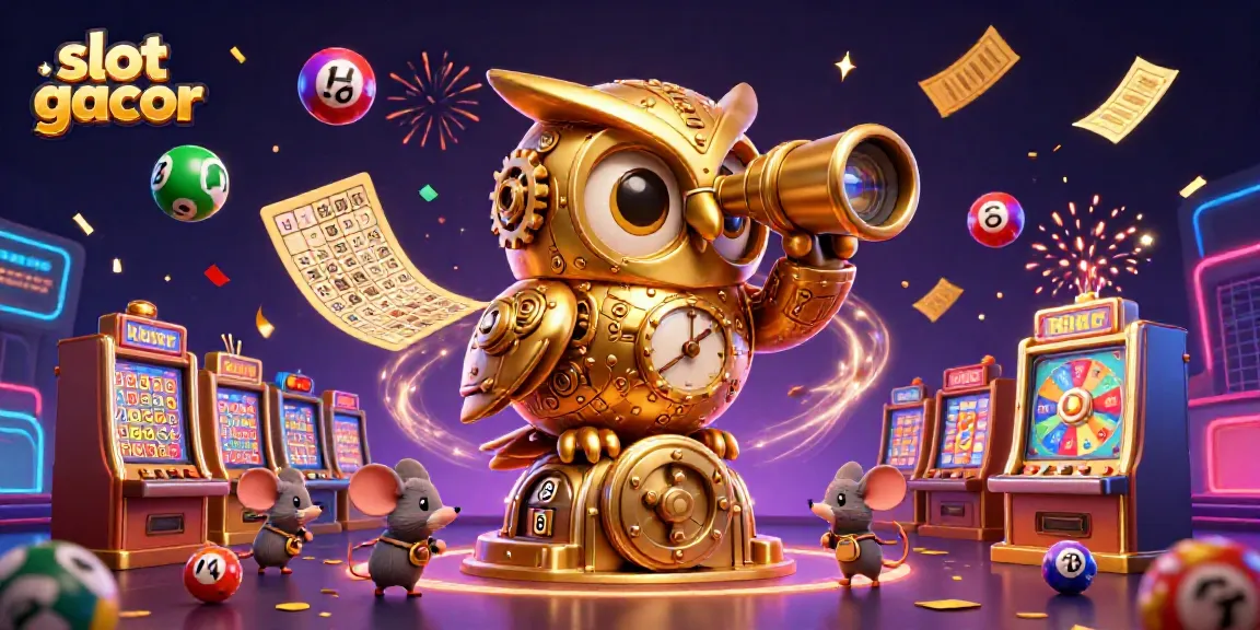 Experience the excitement of slot gacor with vibrant characters and dynamic casino elements.