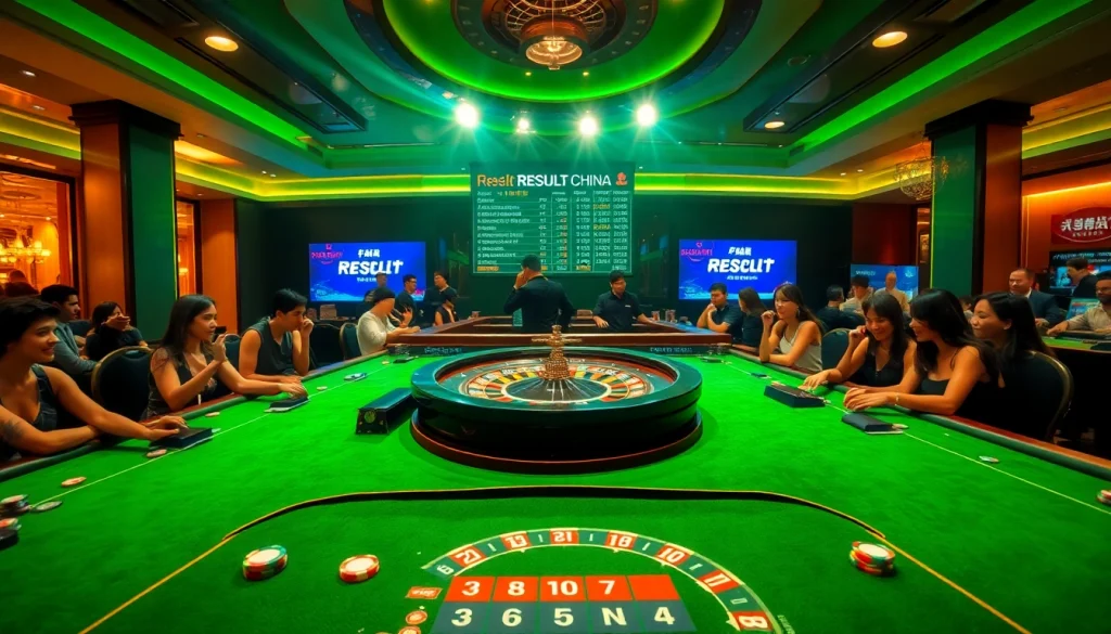 Experience the thrill of gambling with exciting Result China betting options at a vibrant casino.