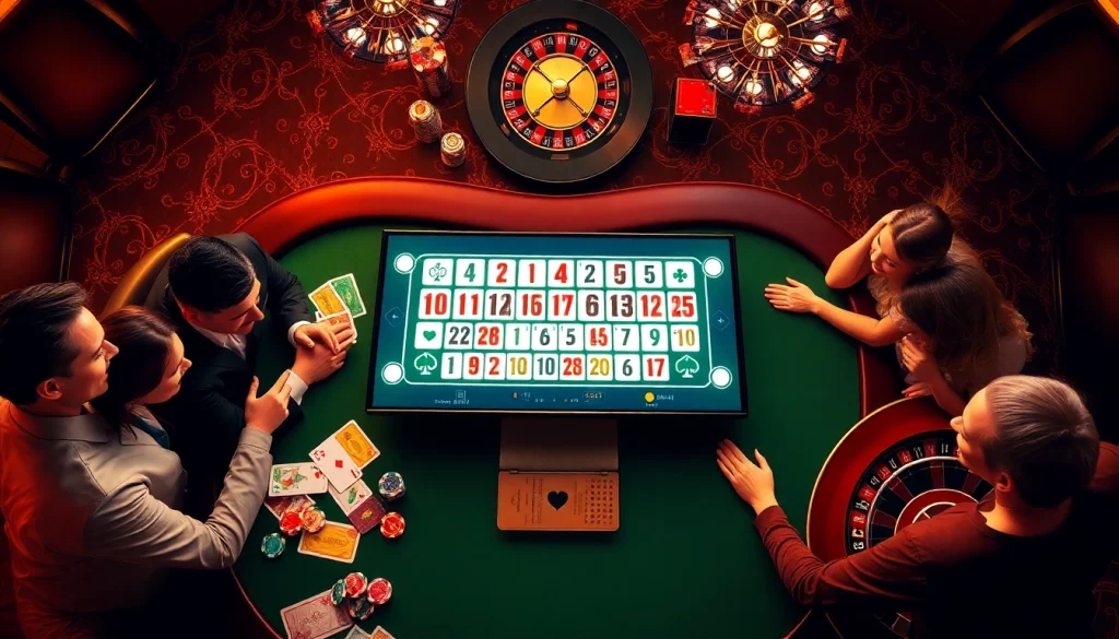 שחקו ברמיקוב אונליין בסביבה קזינו אלגנטית, עם אלמנטים משחק תוססים ושחקנים מעורבים.