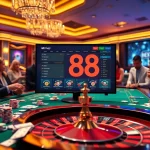 Players engage in thrilling casino games at 88i's vibrant online platform, showcasing excitement and professionalism.