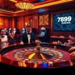 Exciting casino gameplay at 789club with roulette and vibrant chips