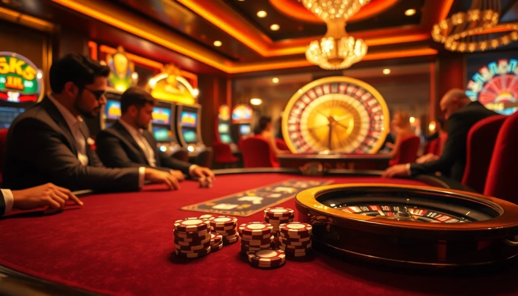 Engaging in high-stakes poker with KK55 poker chips at a luxury casino table.