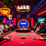 Experience an exhilarating game atmosphere at luck8 with vibrant tables and thrilling action.