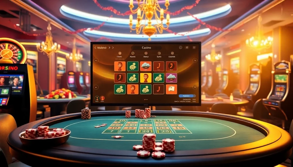 התחברו לרמיקוב אונליין עם ממשק דיגיטלי תוסס ואלמנטים קזינו אלגנטיים.