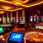 Experience thrilling gameplay at u 888 with vibrant casino tables and exciting gaming action.