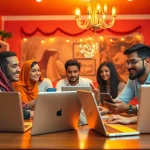 جذب المستخدمين إلى شات عربي ضمن بيئة غرفة دردشة عبر الإنترنت نابضة بالحياة.